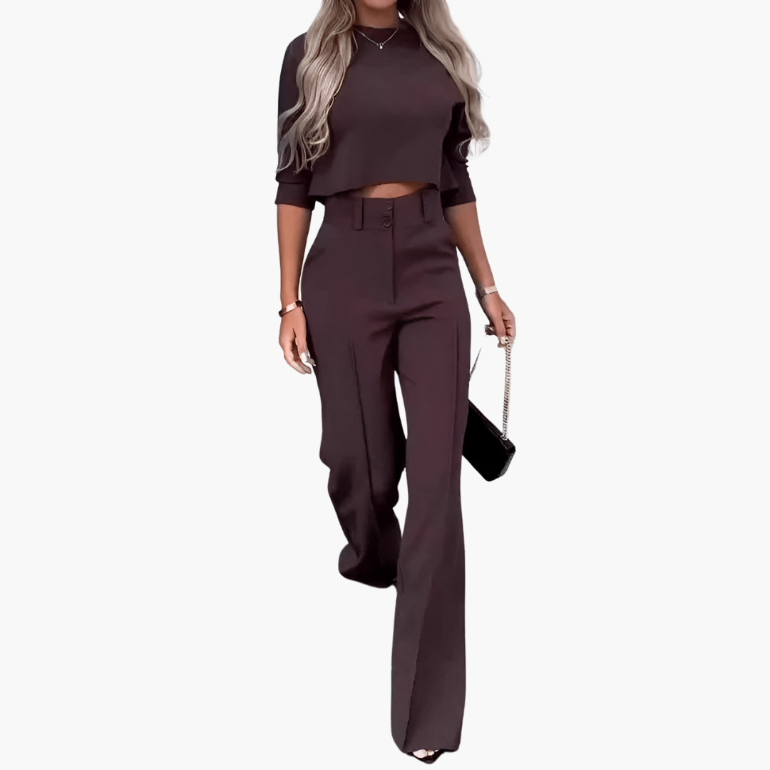 Lea | Elegant kort toppsett for kvinner