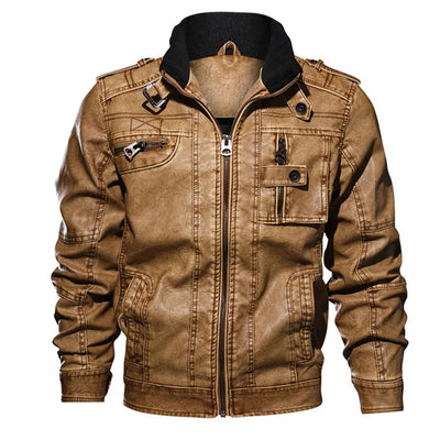 Alfred | Herre vintage motorcykeljakke