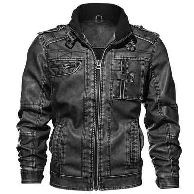 Alfred | Herre vintage motorcykeljakke