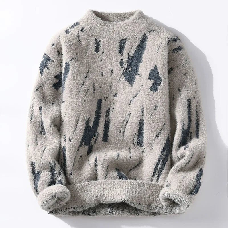 Anders | Strikkegenser med print