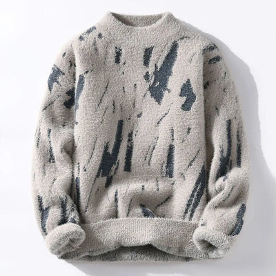 Anders | Strikkegenser med print