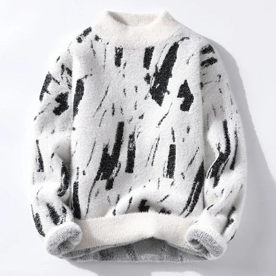 Anders | Strikkegenser med print