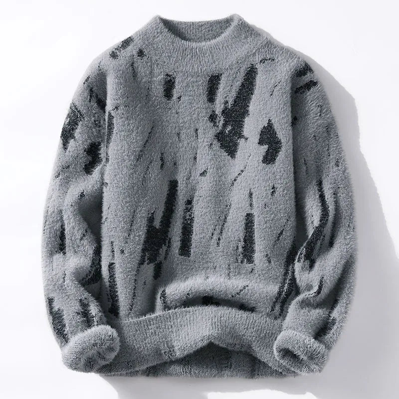 Anders | Strikkegenser med print