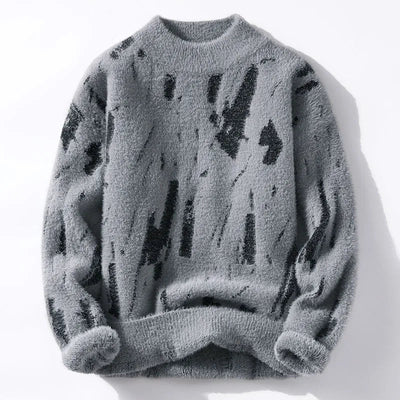 Anders | Strikkegenser med print